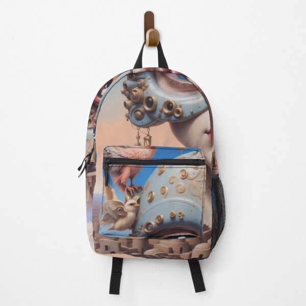 Item preview, Mechanical Mask Amidst Desert Birds and City designed and sold by a4mbs.