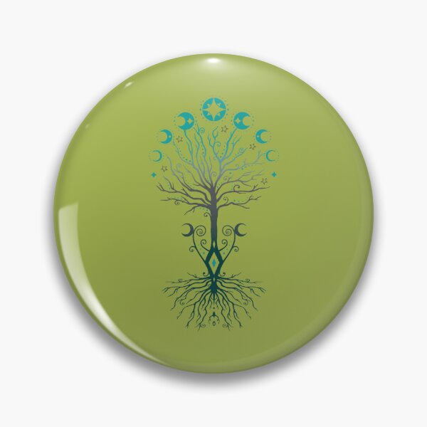 Artikelvorschau, Yggdrasil Mondphasen Baum des Lebens Premium entworfen und verkauft von shakik.