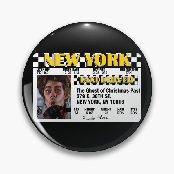 Item preview, Ghost of Christmas Past Taxi License / Scrooged designed and sold by ourkid.