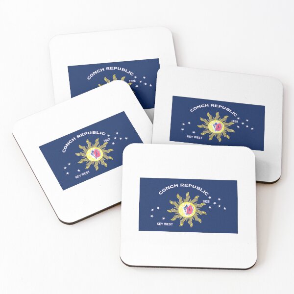 Item preview, Conch Republic Flag designed and sold by delmarvastickers.
