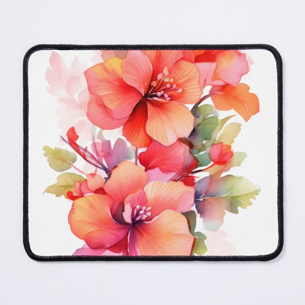 Item preview, Orange Begonia Flower Watercolor designed and sold by Bomba Visual.