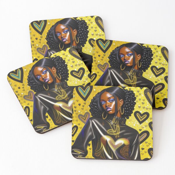 Item preview, Black heart fashion print  designed and sold by Roxburylane.