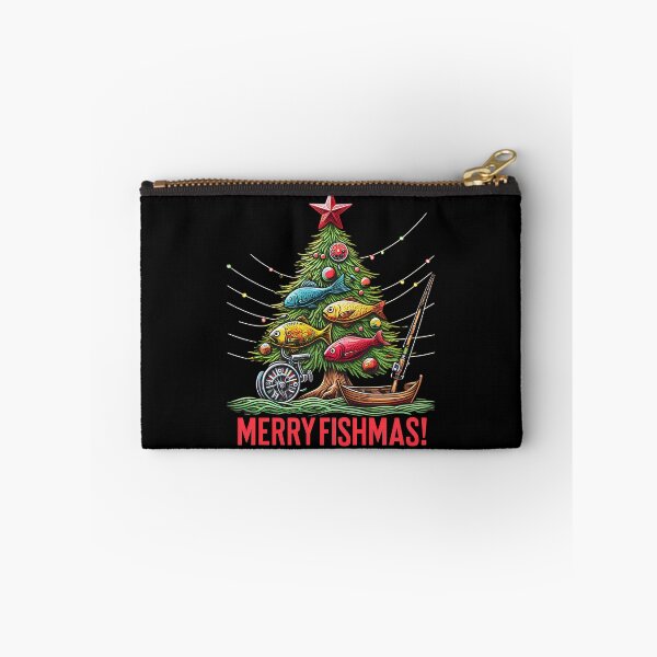 Item preview, Merry Fishmas Christmas Tree Fish Funny Fishing designed and sold by AquariumExp.