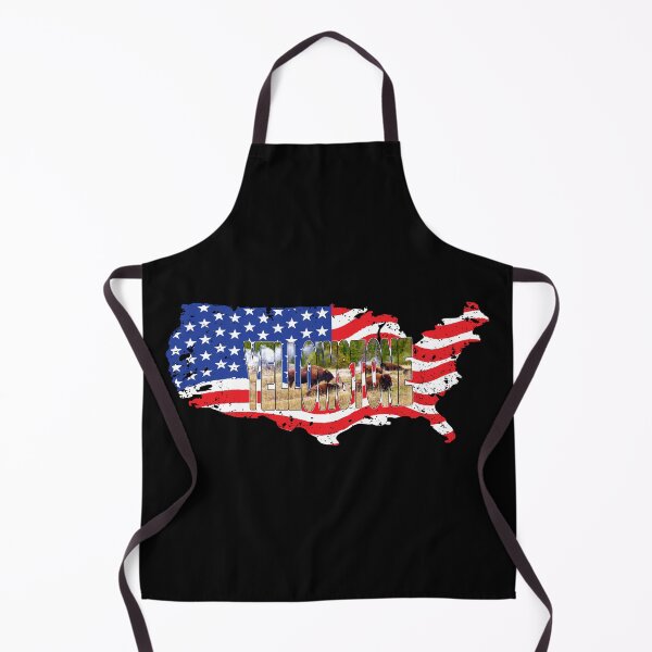 Item preview, YELLOWSTONE - Bison Wyoming USA with Flag designed and sold by Adam Gormley.