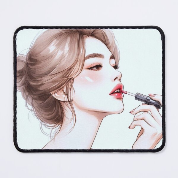 Item preview, A woman applying lipstick. designed and sold by growing-mom.