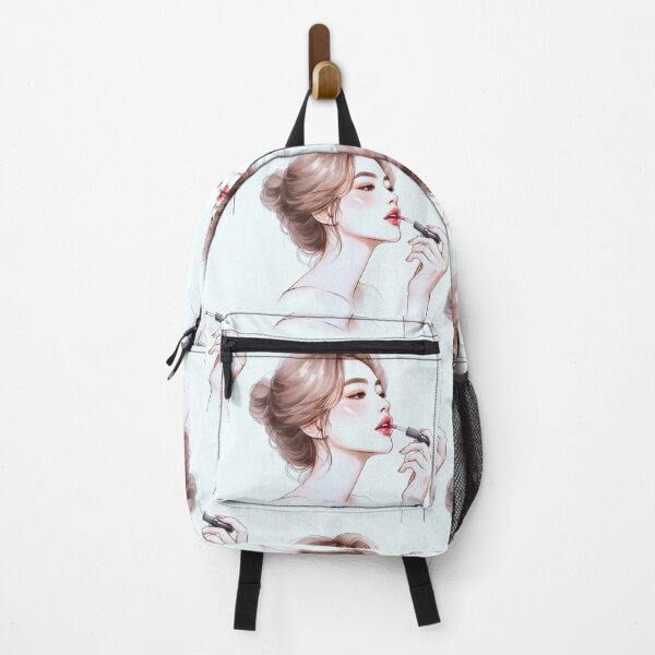 Item preview, A woman applying lipstick. designed and sold by growing-mom.