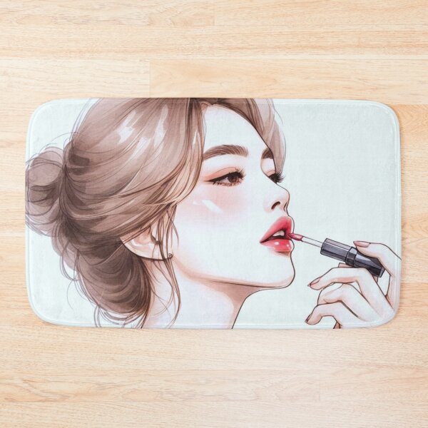 Item preview, A woman applying lipstick. designed and sold by growing-mom.