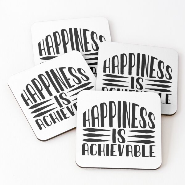 Item preview, happiness is achievable designed and sold by sweetanndspooky.