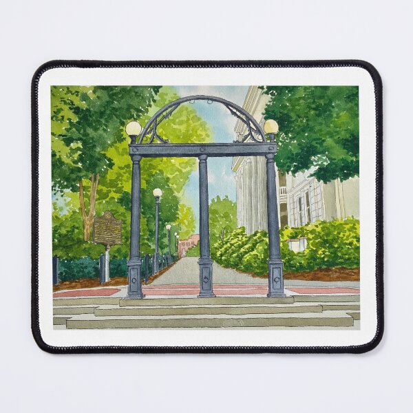 Item preview, University of Georgia Arch Watercolor - UGA Painting designed and sold by Kirkaholic123.