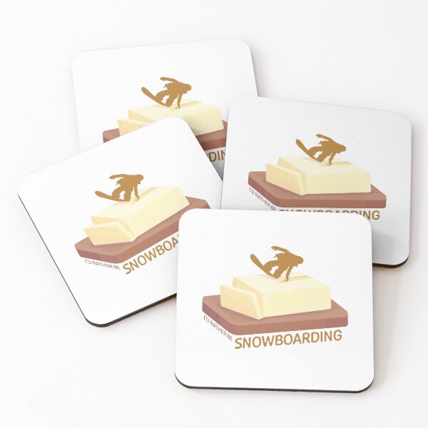 Item preview, Snowboard Butter Carving | I'd Rather Be Snowboarding designed and sold by KlehmInTime.