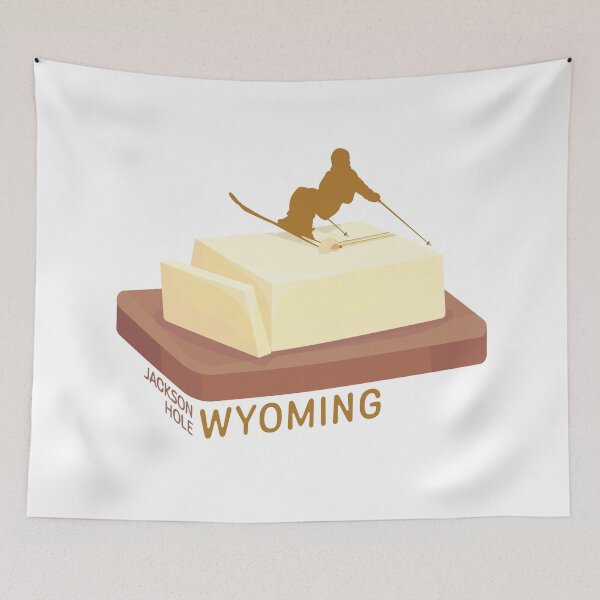 Item preview, Ski Butter Carving | Jackson Hole Wyoming designed and sold by KlehmInTime.