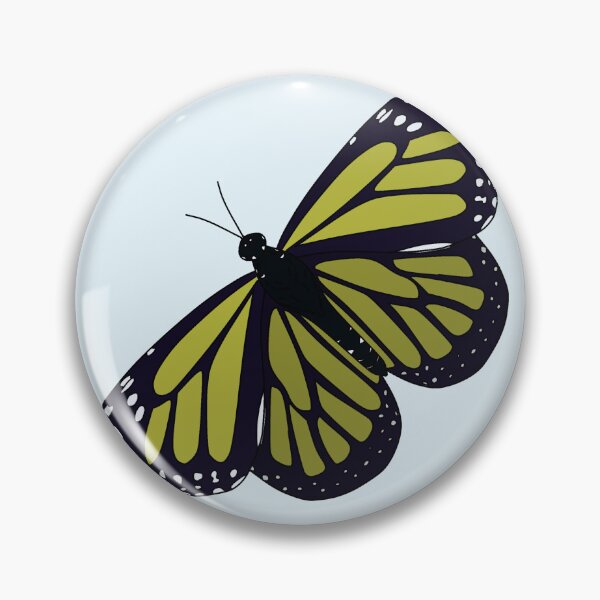 Artikelvorschau, Gedämpfter gelber Schmetterling entworfen und verkauft von Cutsiecottage.