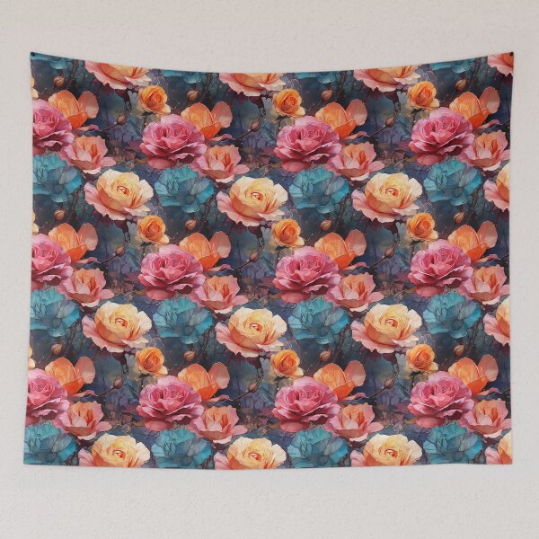 Item preview, Exclusive Floral Artwork Assorted Roses Flower Pattern Gift Ideas P111-1 designed and sold by MPCFICTION.