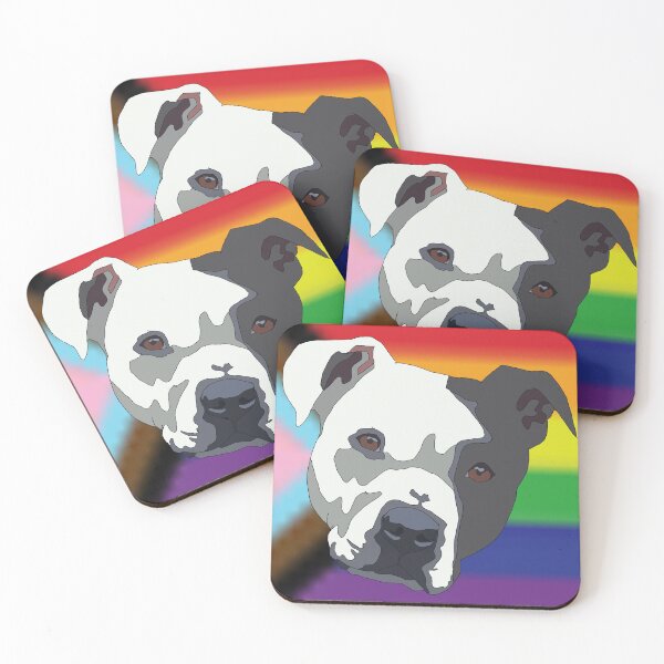 Item preview, Copy of Copy of Progress grey pitbull  designed and sold by LeahcarsArt.