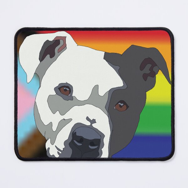 Item preview, Copy of Copy of Progress grey pitbull designed and sold by LeahcarsArt.