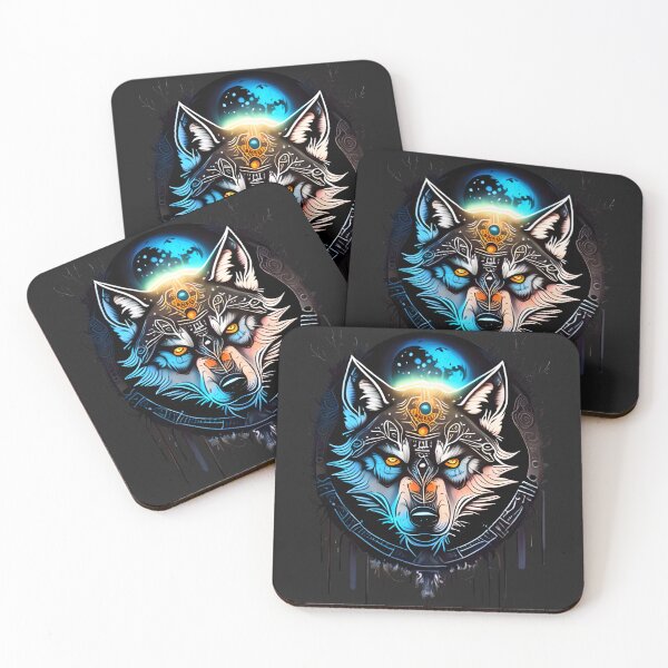 Item preview, Tribal Moon Wolf Power designed and sold by Chubuter.