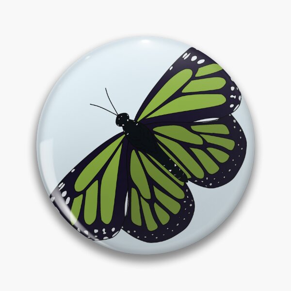 Item preview, Muted Yellow Green Butterfly designed and sold by Cutsiecottage.