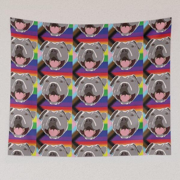 Item preview, Copy of Copy of Copy of Progress grey pitbull  designed and sold by LeahcarsArt.