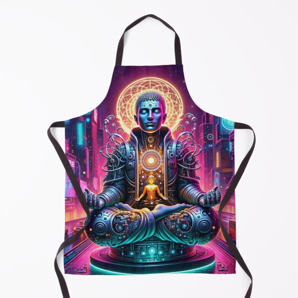 Item preview, Cyberpunk Buddha: Fusion of Spirituality designed and sold by william martz.