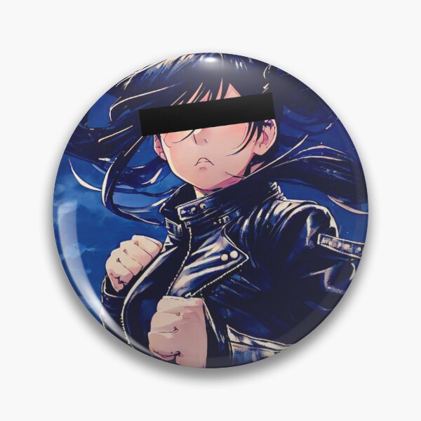 Item preview, Black Hair Anime Girl from a City at Night Ready for a Fight designed and sold by ConClaviConDio.