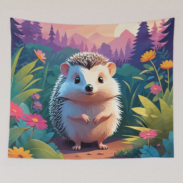 Item preview,  Hedgehog Artwork designed and sold by WildlifeInc.