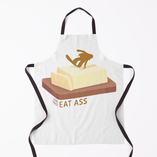 Item preview, Snowboard Butter Carving | Live Fast Eat Ass designed and sold by KlehmInTime.