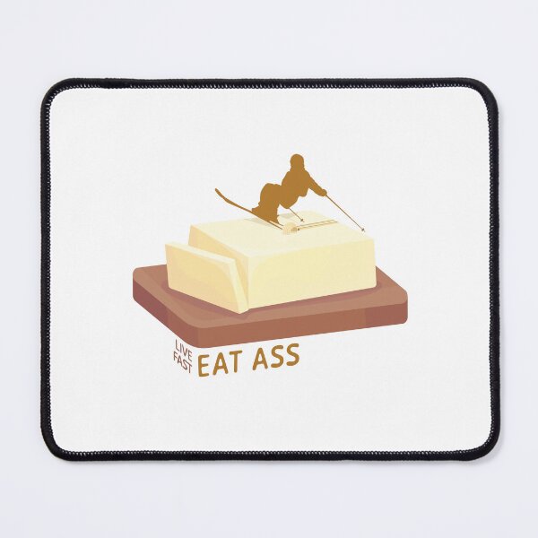 Item preview, Ski Butter Carving | Live Fast Eat Ass designed and sold by KlehmInTime.