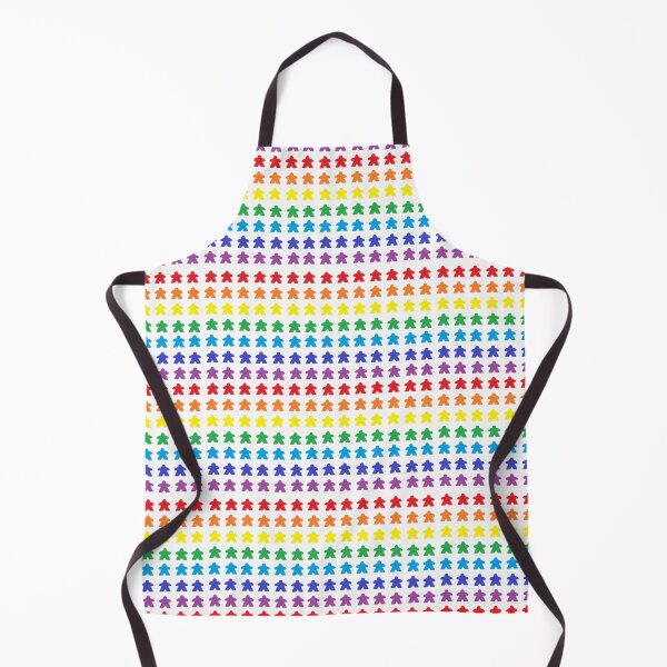 Item preview, Mini Colour Block Meeple Rainbow Tabletop Pride White Background designed and sold by JEL-Designs.