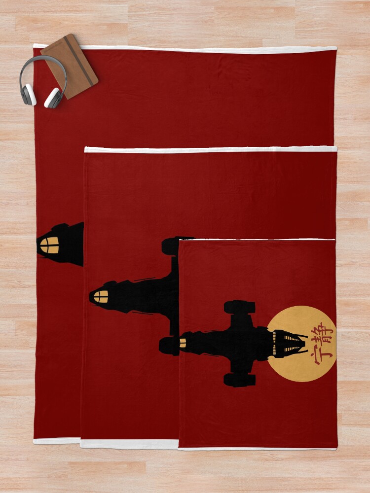 Thumbnail 5 of 6, Throw Blanket, Firefly - Serenity Silhouette - Joss Whedon designed and sold by KodiSershon.