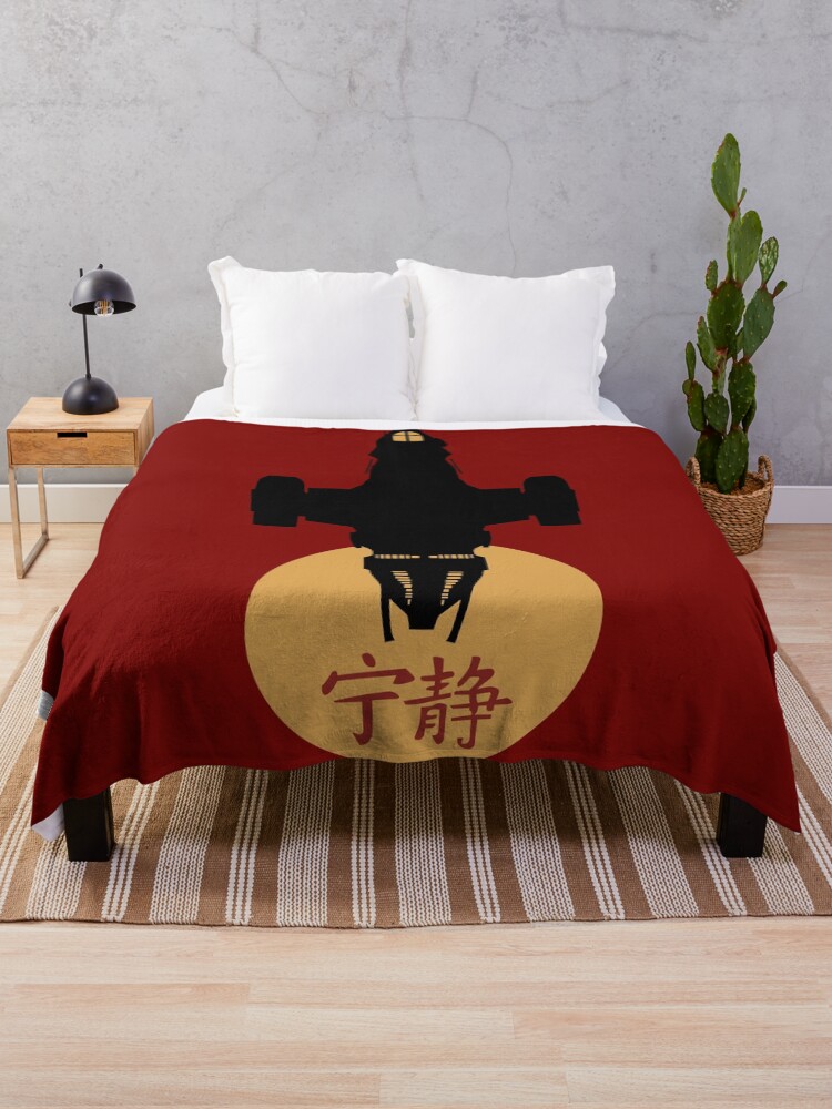 Thumbnail 1 of 6, Throw Blanket, Firefly - Serenity Silhouette - Joss Whedon designed and sold by KodiSershon.