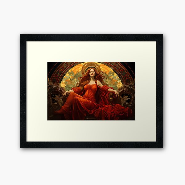 Item preview, The Crimson Elegance Collection: The Red Queen, Muse of the REDSHIFT Renaissance designed and sold by Rebecka Eggers.