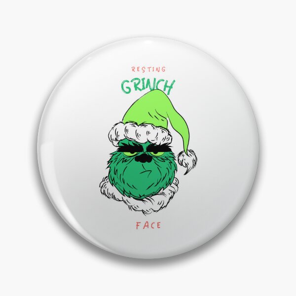 Item preview, resting grinch face designed and sold by RiseandShineTee.