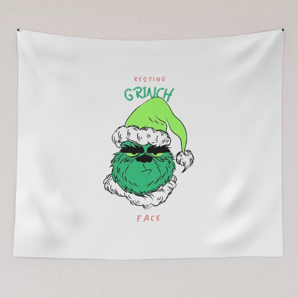 Item preview, resting grinch face designed and sold by RiseandShineTee.