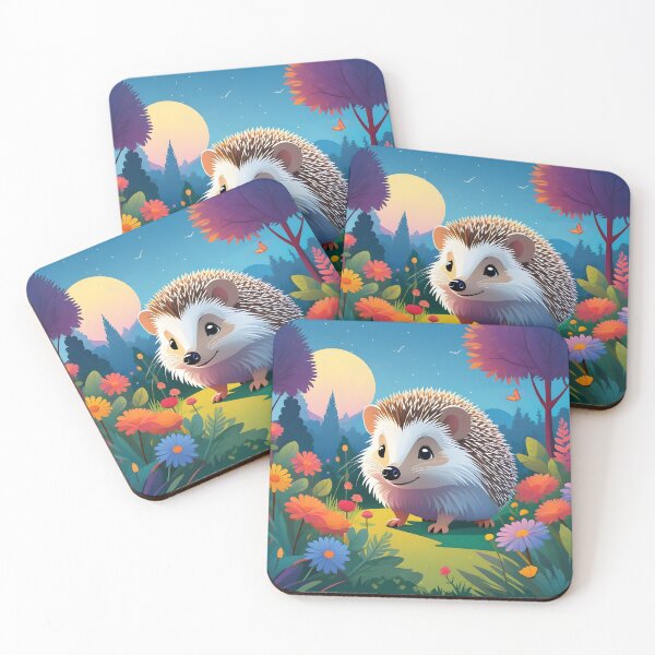 Item preview, Hedgehog Artwork designed and sold by WildlifeInc.