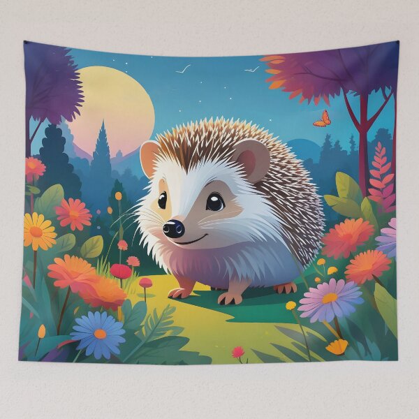 Item preview, Hedgehog Artwork designed and sold by WildlifeInc.