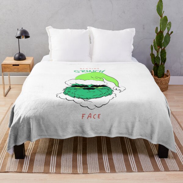 Item preview, Resting Grinch Face designed and sold by RiseandShineTee.