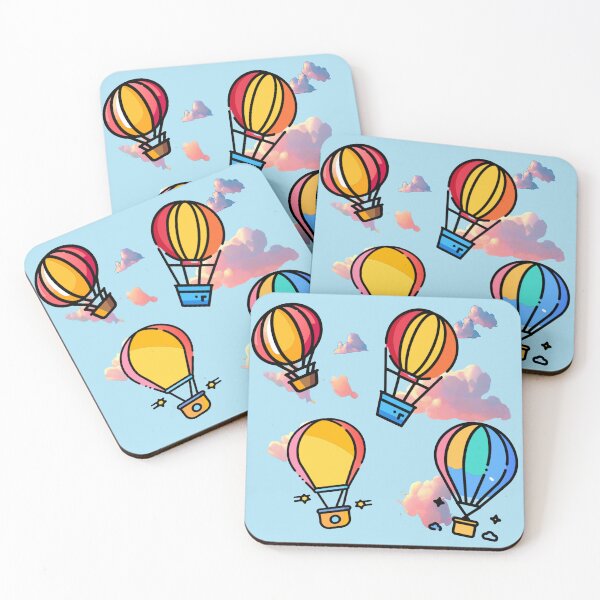 Item preview, Enjoying balloons in the slightly cloudy sky.. designed and sold by AriaMariaDesign.