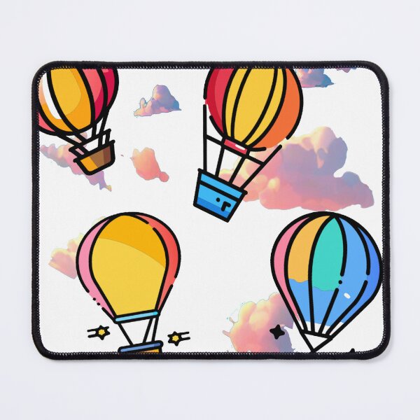 Item preview, Enjoying balloons in the slightly cloudy sky.. designed and sold by AriaMariaDesign.