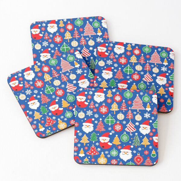 Item preview, Christmas colorful elements pattern designed and sold by tinytwist.