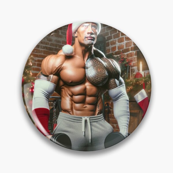 Item preview, Dwayne sexy holiday dumbbell designed and sold by Rockin-Around.