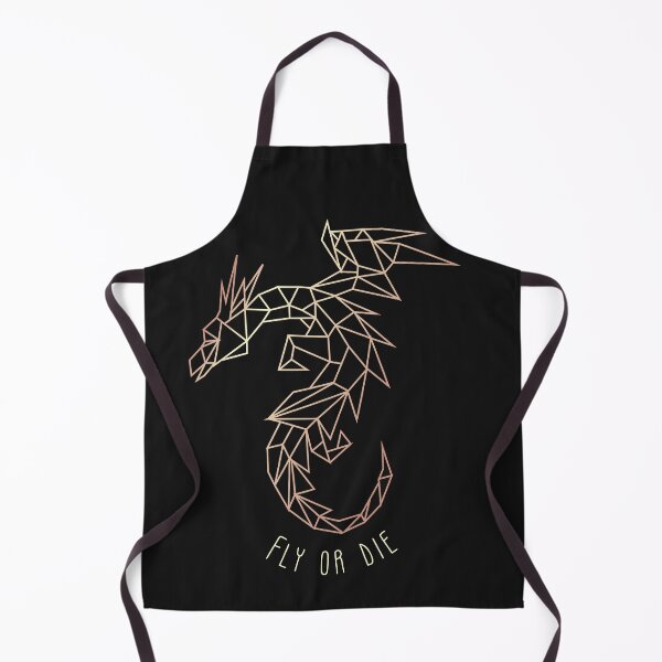 Item preview, Fourth Wing Modern Geometric Dragon - Fly or Die designed and sold by Kforcier.