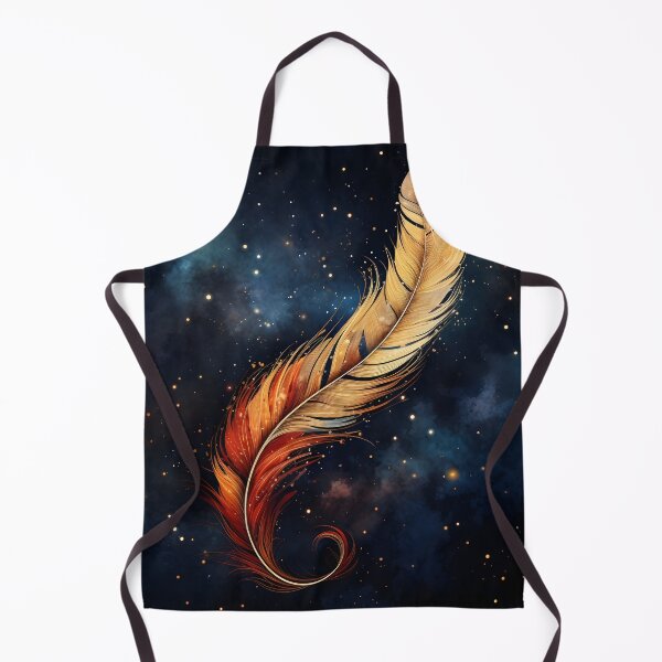Item preview, colorful cosmic feather art print designed and sold by dcrc.