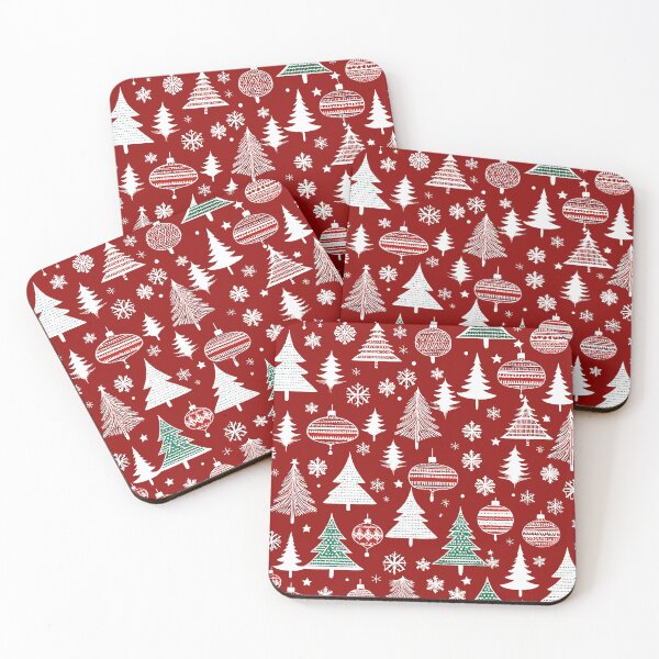 Item preview, Christmas colorful elements pattern designed and sold by tinytwist.
