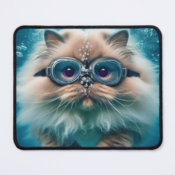 Item preview, Himalayan Kitty Swimming designed and sold by HausKatz.