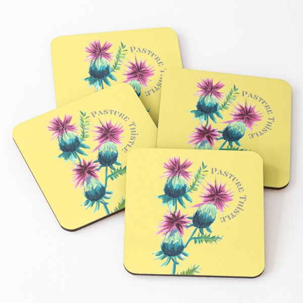 Item preview, Pasture Thistle Watercolor designed and sold by Color Chicago.