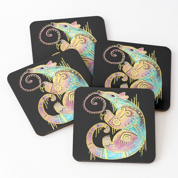 Item preview, Colorful Tamandua designed and sold by AnimalisFortuna.