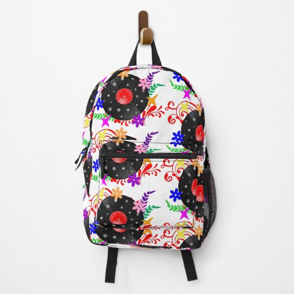 Item preview, Vinyl record decorated with floral designs designed and sold by Mahilis.