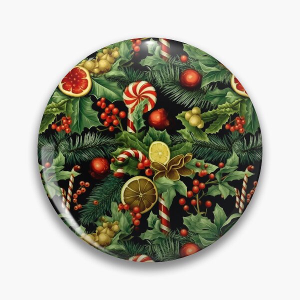 Item preview, Christmas Tree Branches With Fruit And Candy Canes designed and sold by DEC02.