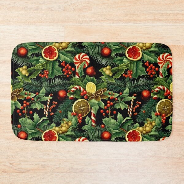 Item preview, Christmas Tree Branches With Fruit And Candy Canes designed and sold by DEC02.