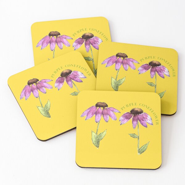 Item preview, Purple Coneflower Watercolor designed and sold by Color Chicago.